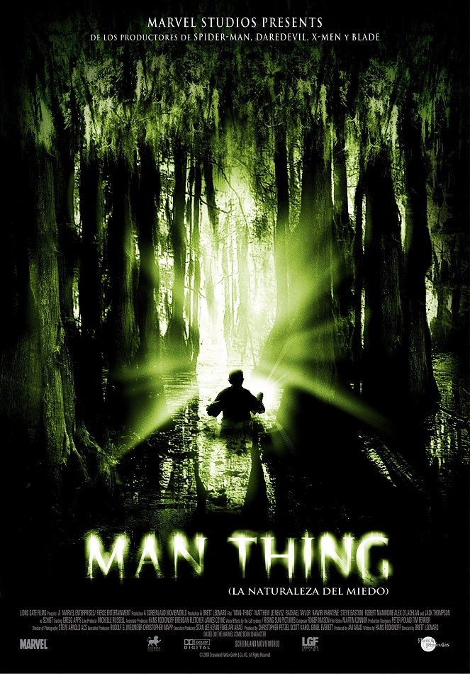 Man-Thing, la naturaleza del miedo - Carteles