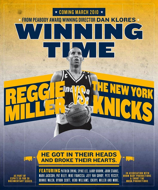 30 for 30 - Winning Time: Reggie Miller vs. The New York Knicks - Posters