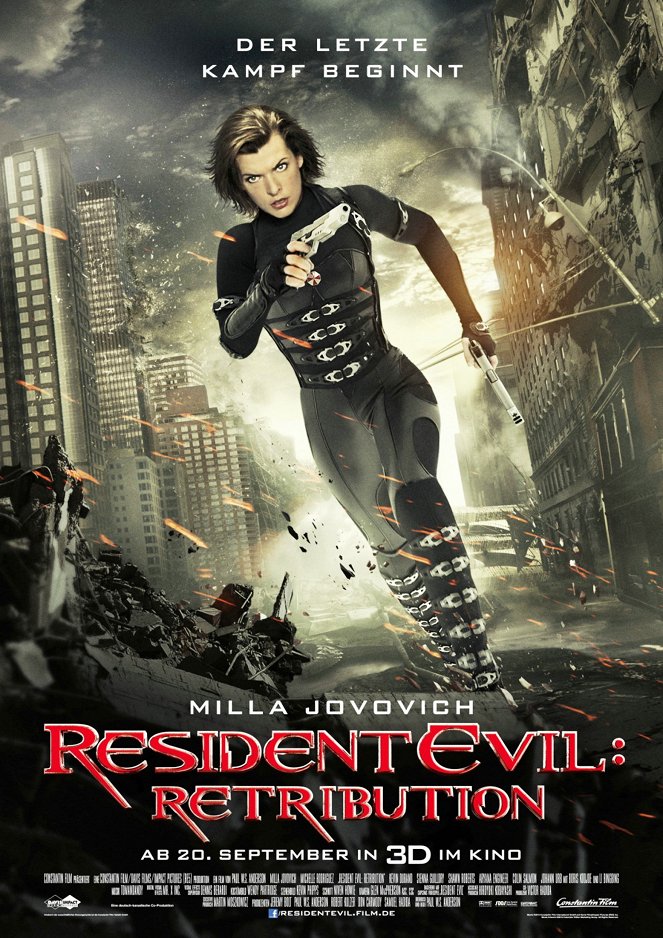 Resident Evil : Retribution - Affiches