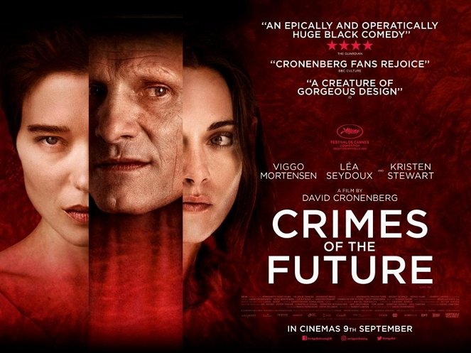 Crímenes del futuro - Carteles