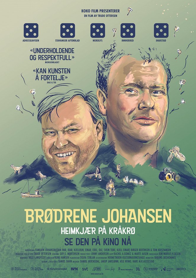 Brødrene Johansen - Julisteet