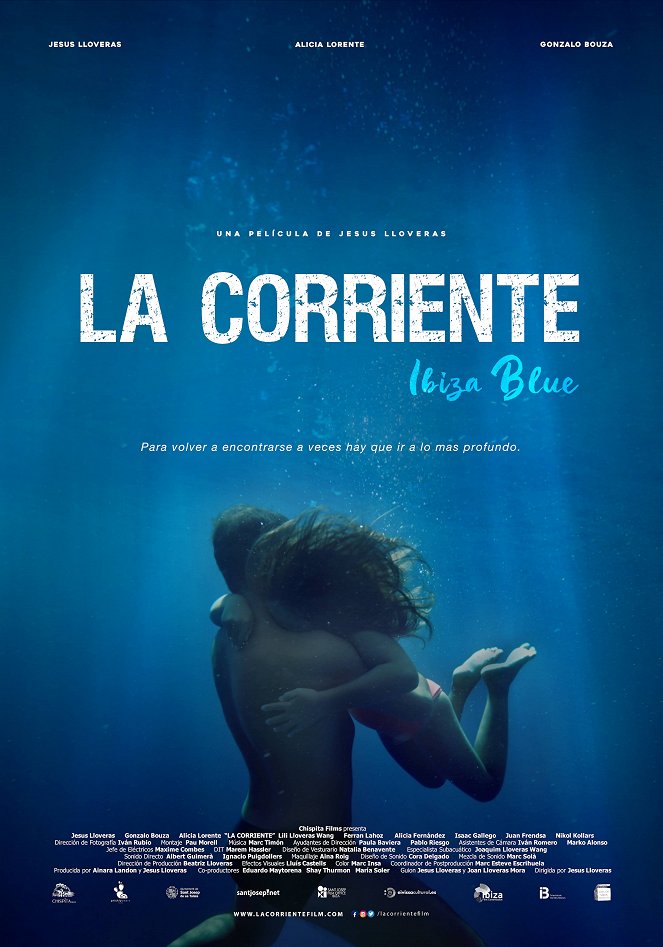 La corriente (Ibiza Blue) - Posters