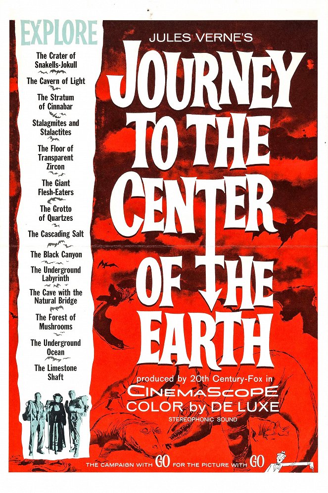 Die Reise zum Mittelpunkt der Erde - Plakate