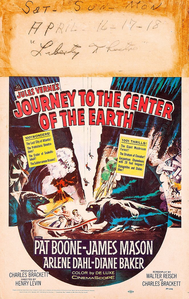 Die Reise zum Mittelpunkt der Erde - Plakate