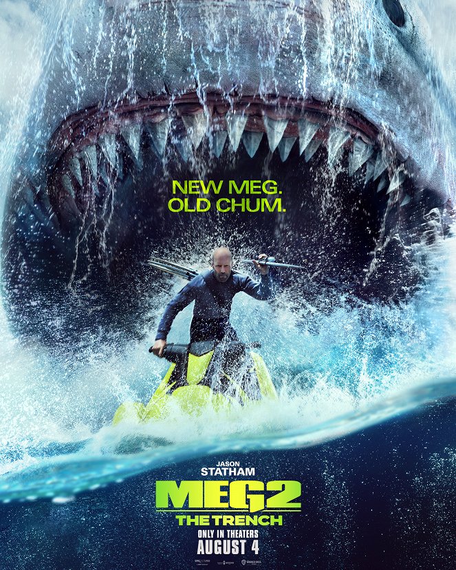 Meg 2: O Regresso do Tubarão Gigante - Cartazes