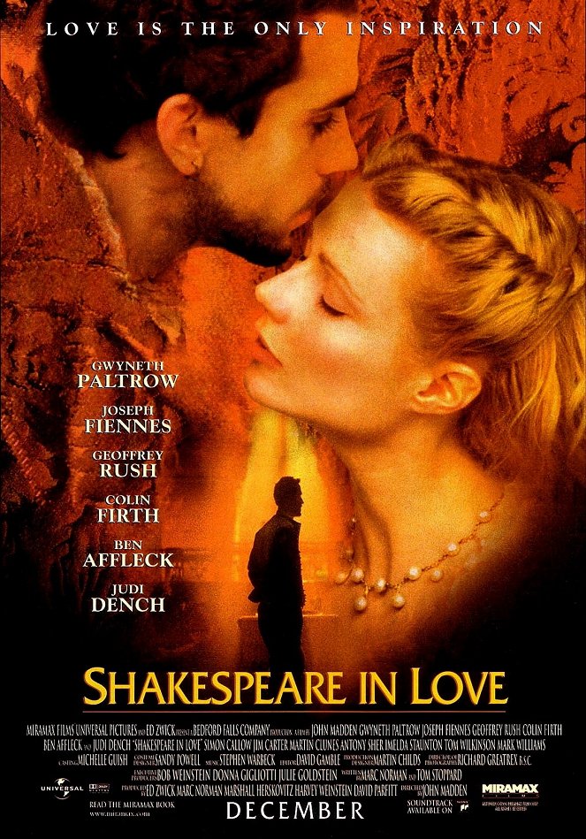 Zamilovaný Shakespeare - Plakáty