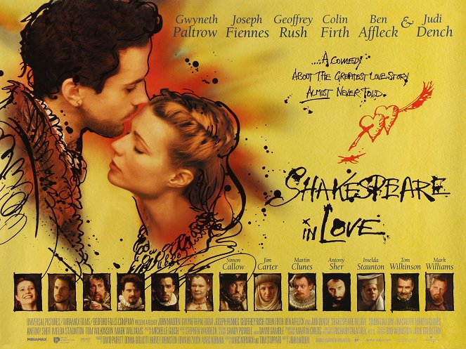 Zamilovaný Shakespeare - Plagáty
