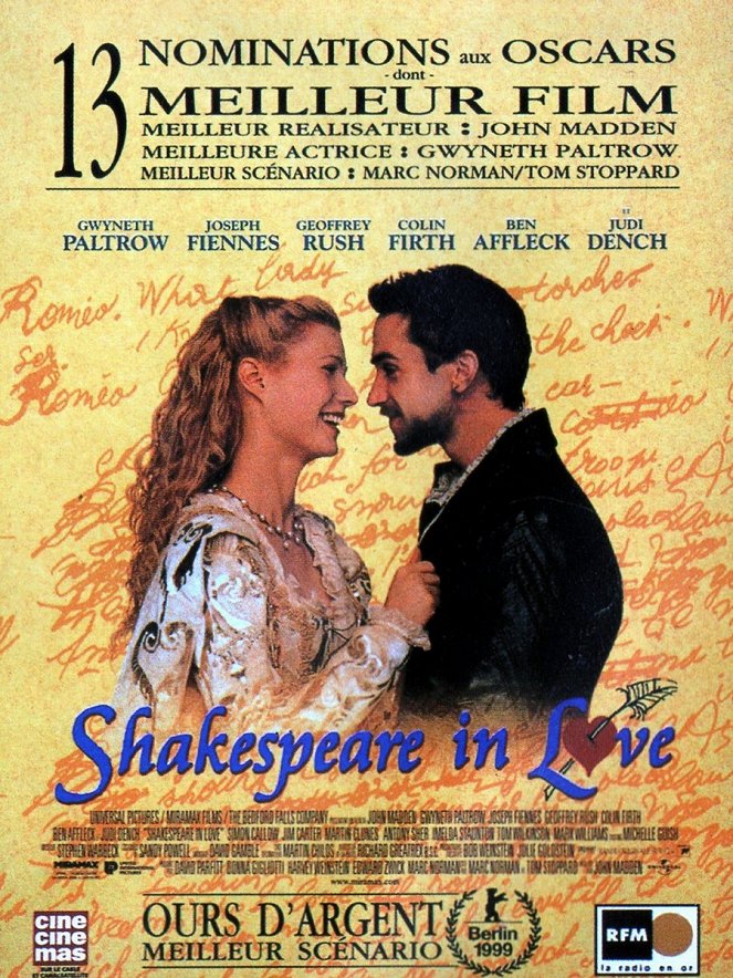 Shakespeare in Love - Affiches