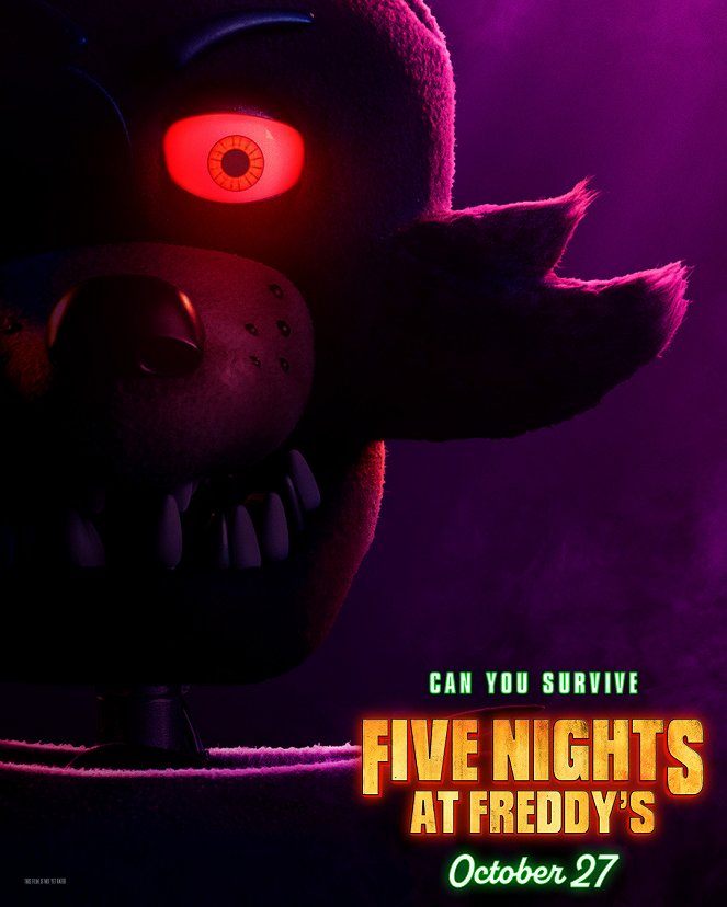 Pięć koszmarnych nocy - Plakaty