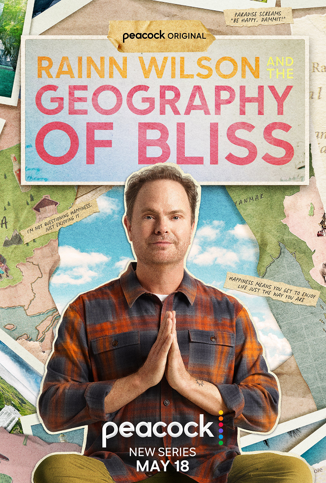 Rainn Wilson and the Geography of Bliss - Plakate