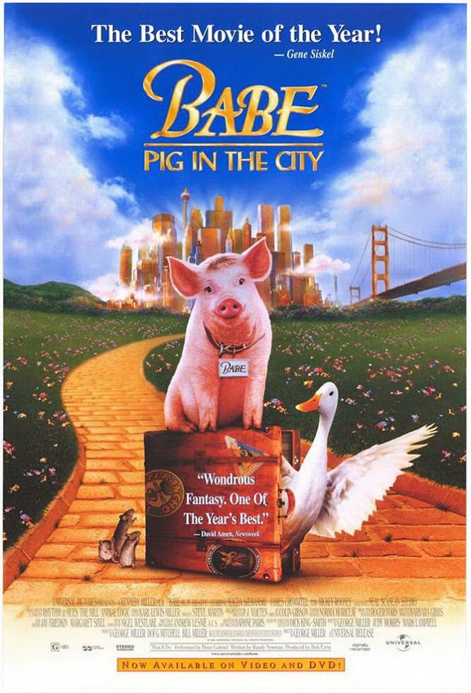 Schweinchen Babe in der großen Stadt - Plakate