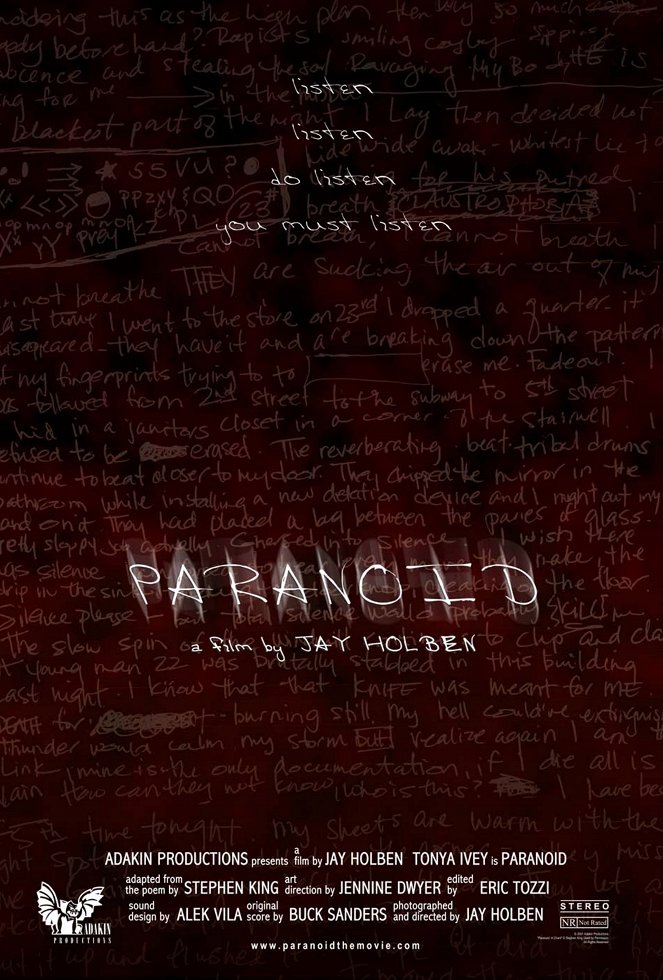 Paranoid - Plakaty