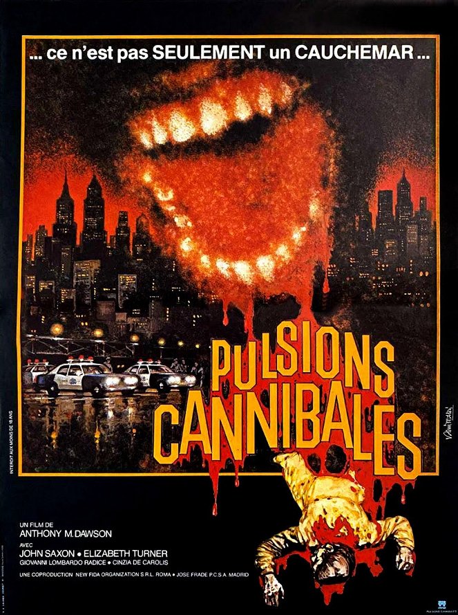 Pulsions cannibales - Affiches