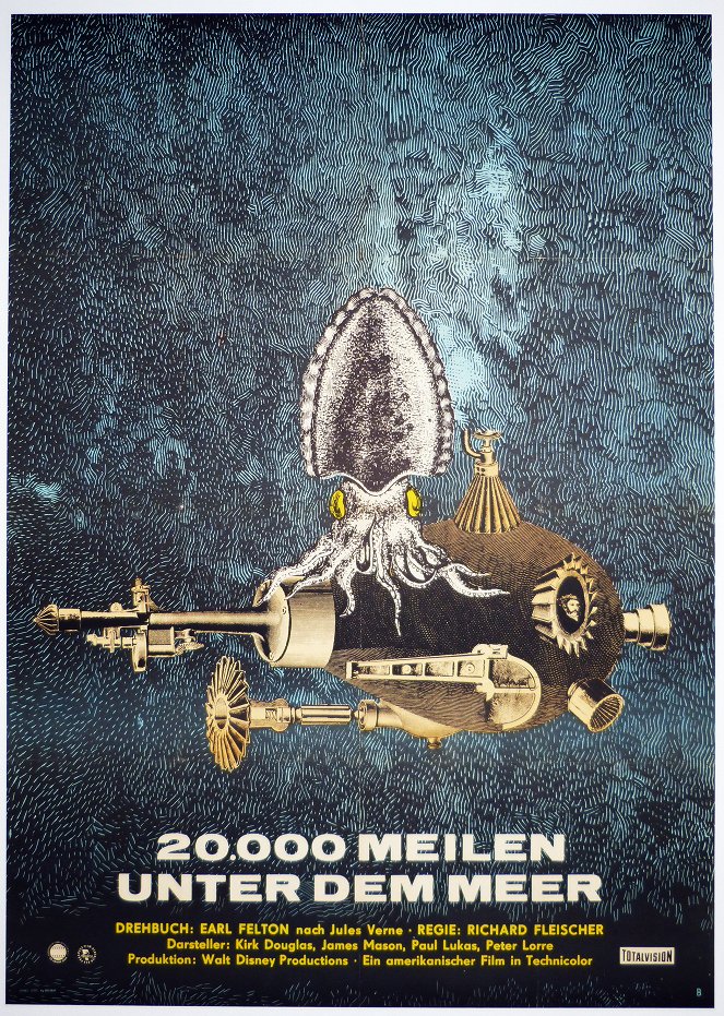 20.000 Meilen unter dem Meer - Plakate