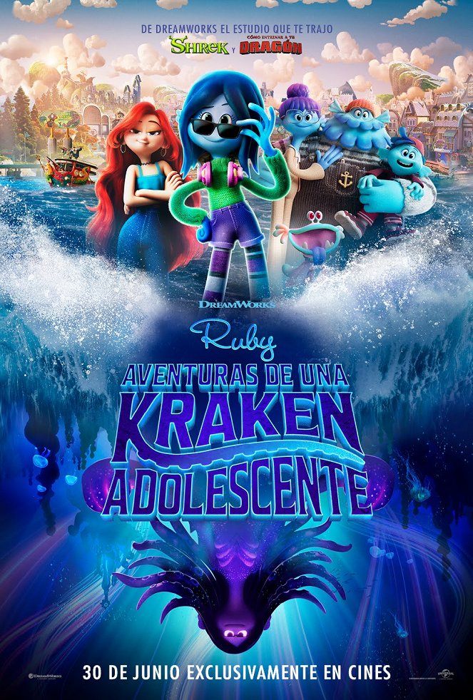 Ruby: Aventuras de una kraken adolescente - Carteles