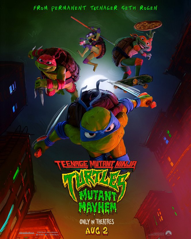 Teenage Mutant Ninja Turtles: Mutant Mayhem - Julisteet