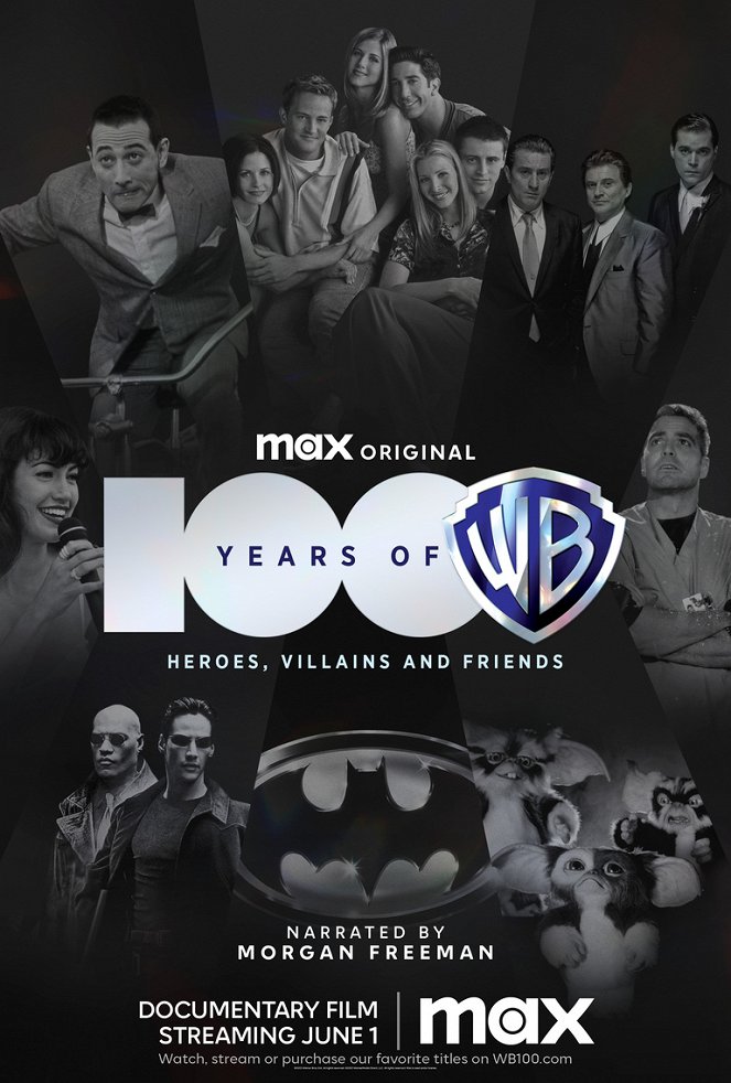 100 Years of Warner Bros.: The Stuff That Dreams Are Made Of - Heroes, Villains and Friends - Plakate