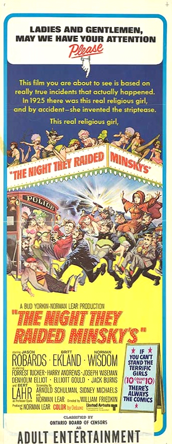The Night They Raided Minsky's - Affiches