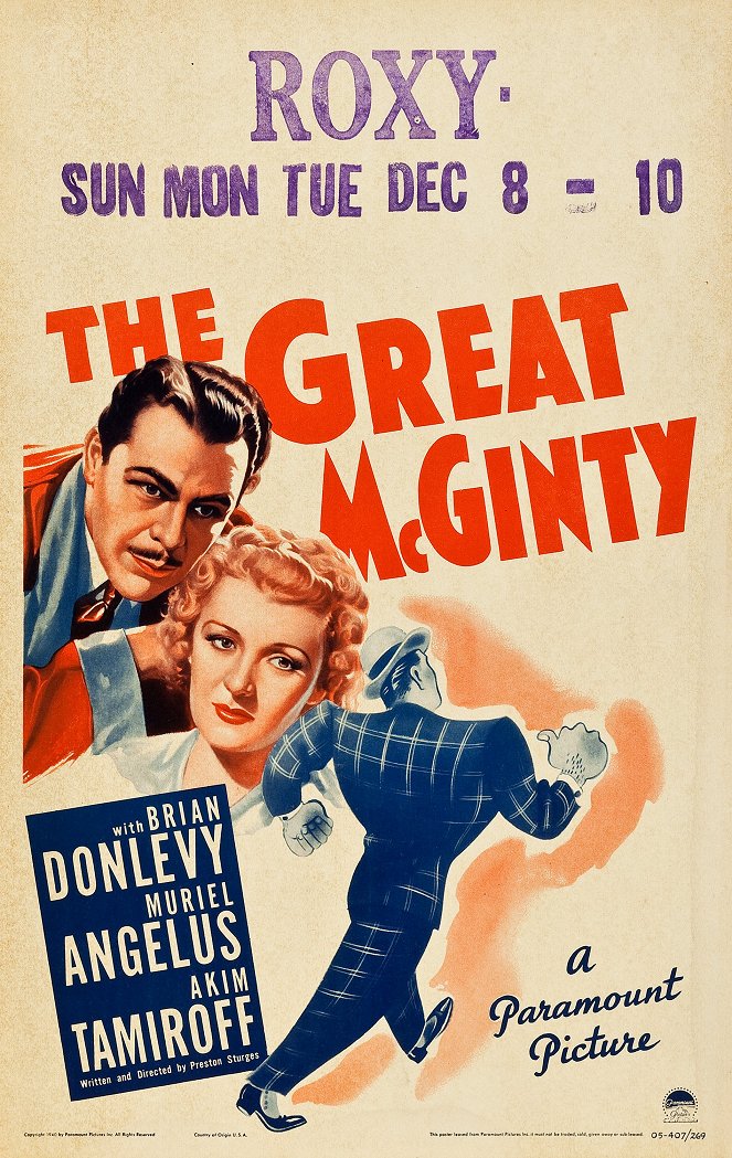 The Great McGinty - Posters