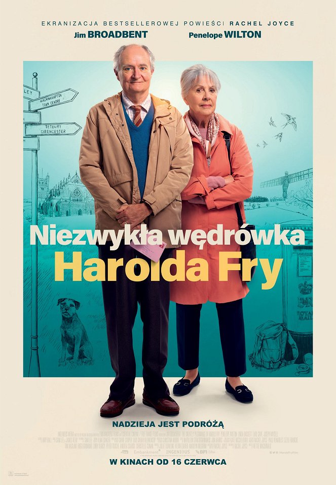 Niezwykła wędrówka Harolda Fry - Plakaty