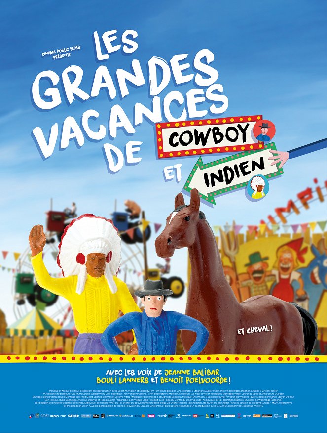 Les Grandes Vacances de cowboy et indien - Plakáty