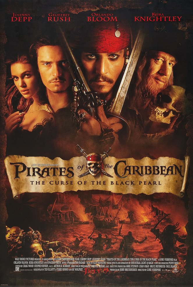 Piratas das Caraíbas: A Maldição do Pérola - Cartazes