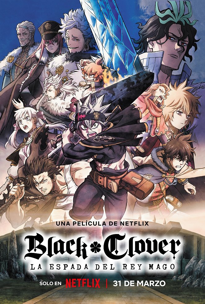 Black Clover: La espada del rey mago - Carteles