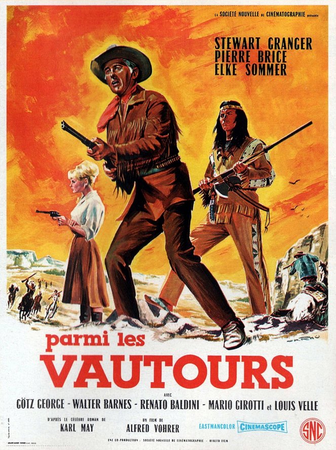 Parmi les vautours - Affiches