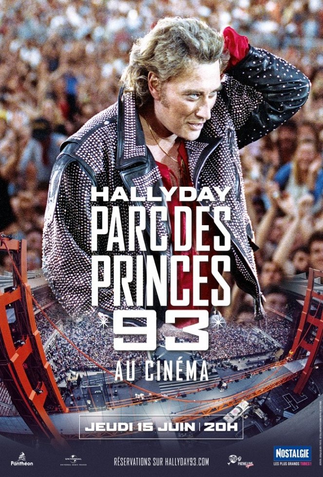 Johnny Hallyday - Parc des Princes 93 - Posters