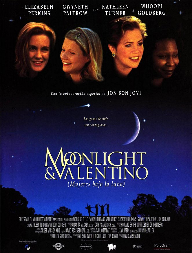 Moonlight & Valentino (Mujeres bajo la luna) - Carteles