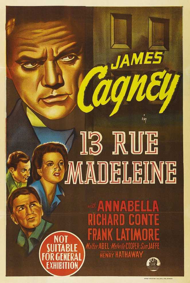 13 Rue Madeleine - Posters