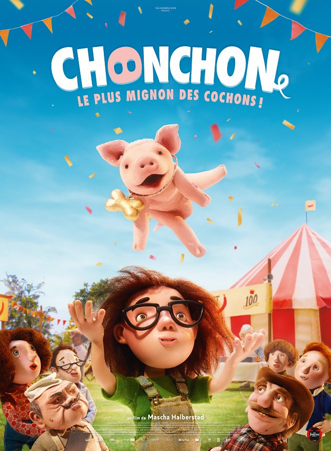 Chonchon, le plus mignon des cochons - Affiches