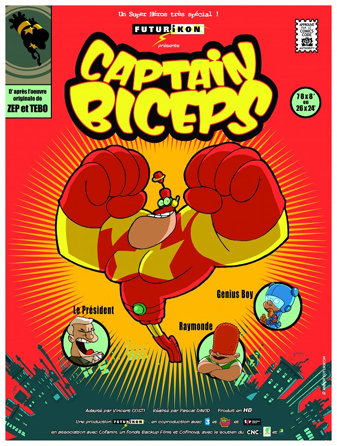Captain Biceps - Cartazes