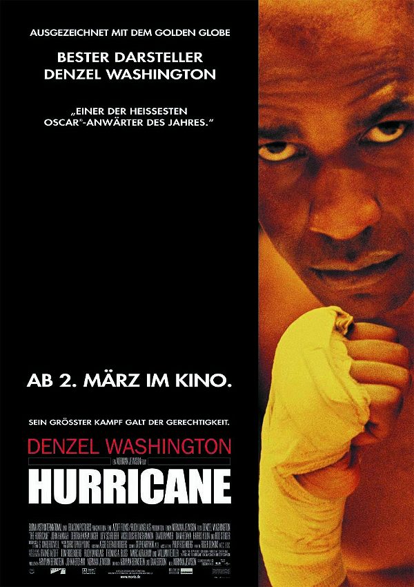 Hurricane – Die Gerechtigkeit wird siegen - Plakate