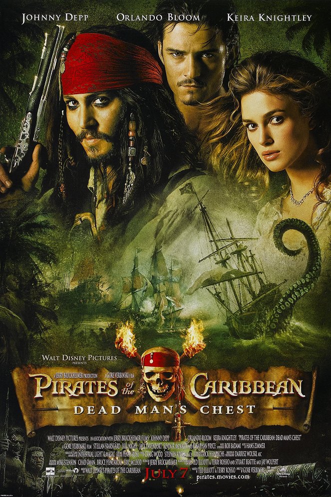 Pirates des Caraïbes : Le secret du coffre maudit - Affiches