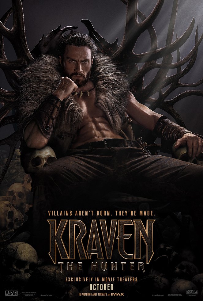 Kraven, a vadász - Plakátok