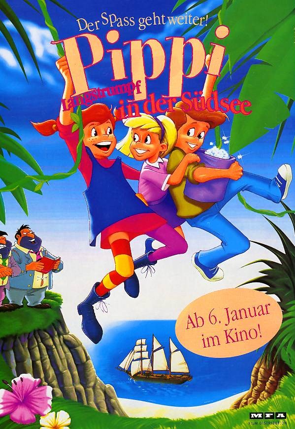 Pippi in der Südsee - Plakate