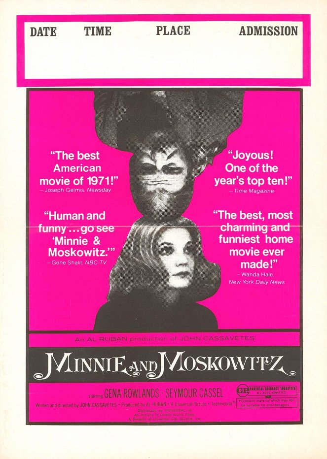 Minnie and Moskowitz - Plakaty