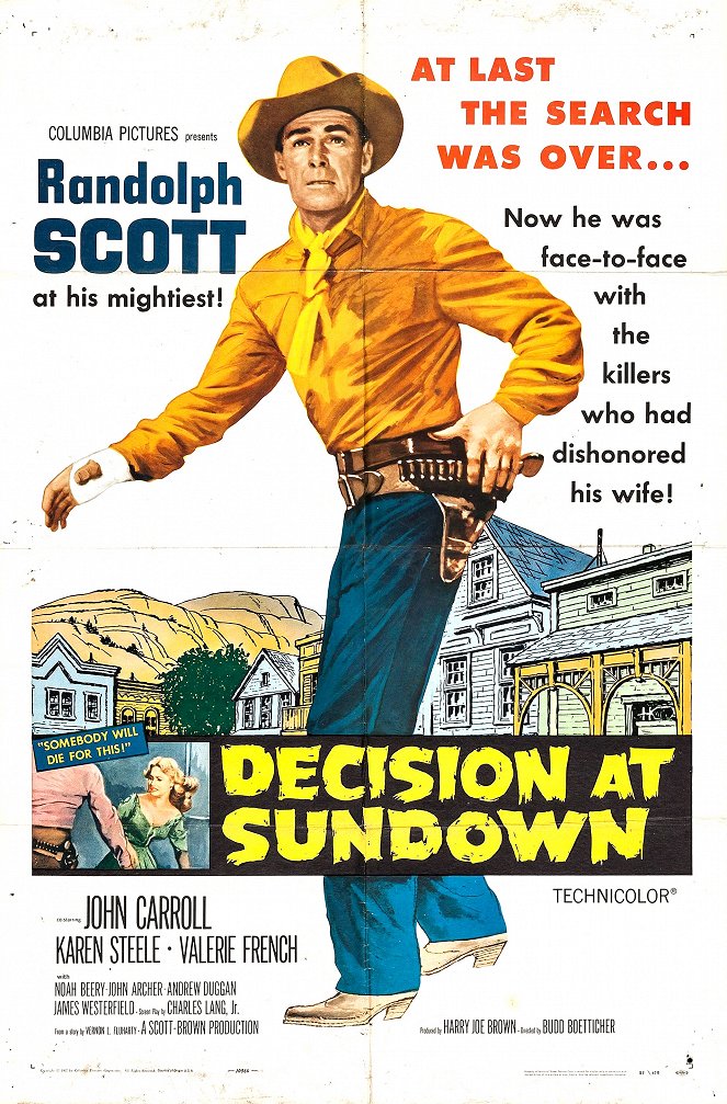 Decision at Sundown - Posters