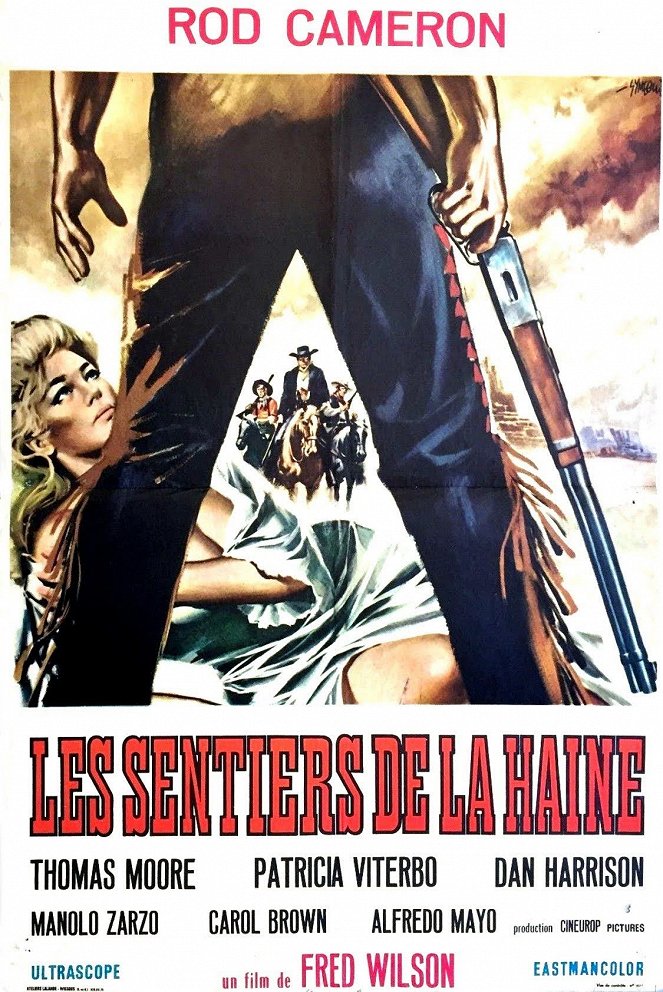 Les Sentiers de la haine - Affiches