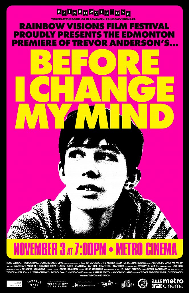 Before I Change My Mind - Plakátok