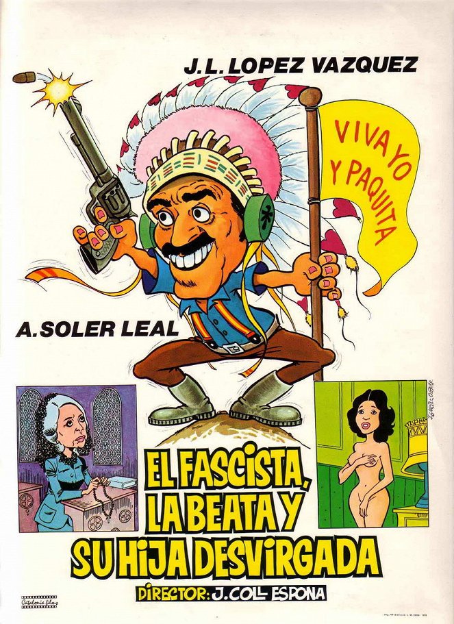 El fascista, la beata y su hija desvirgada - Plakate