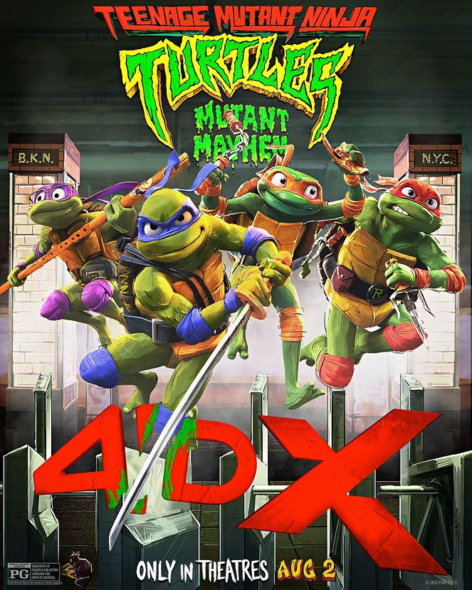 Želvy Ninja: Mutantí chaos - Plakáty