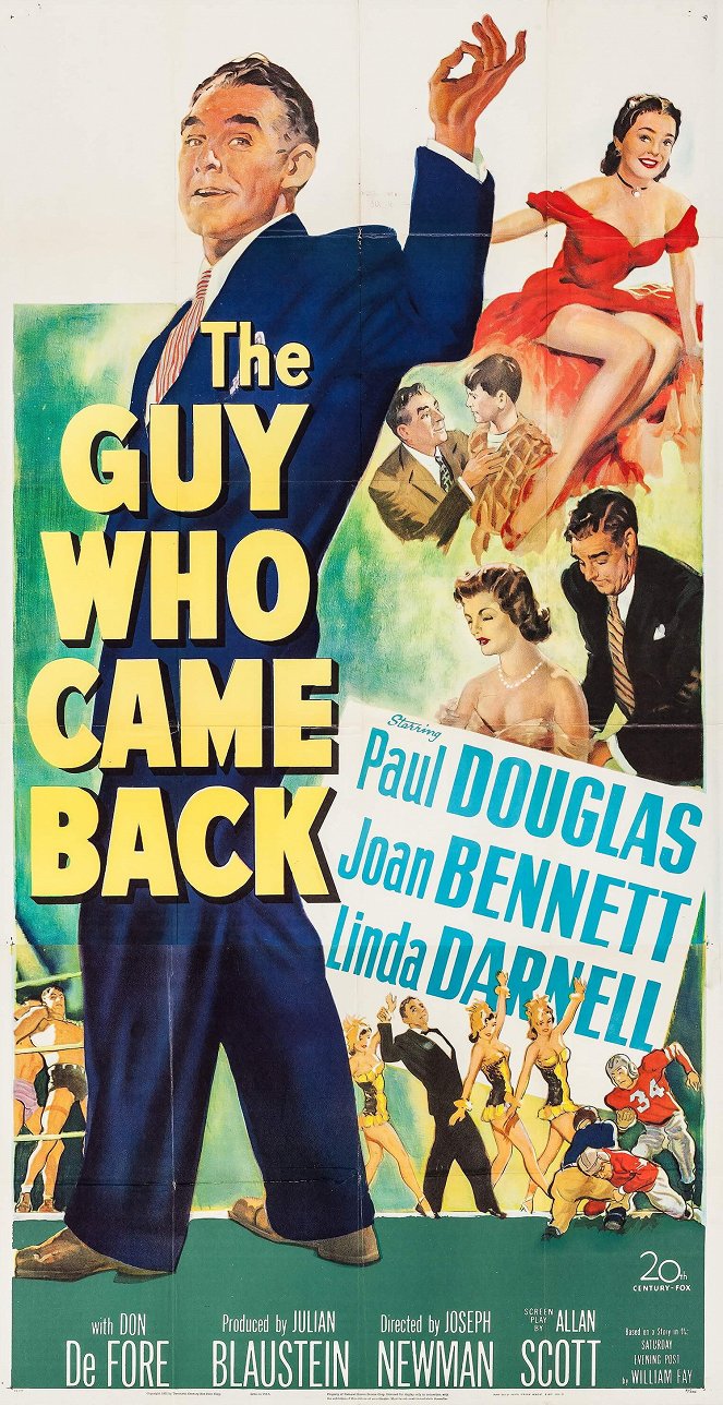 The Guy Who Came Back - Plakate