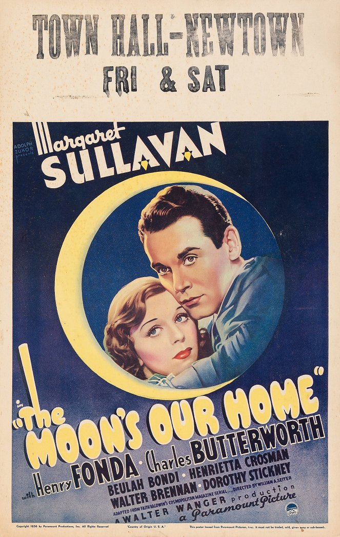 The Moon's Our Home - Posters