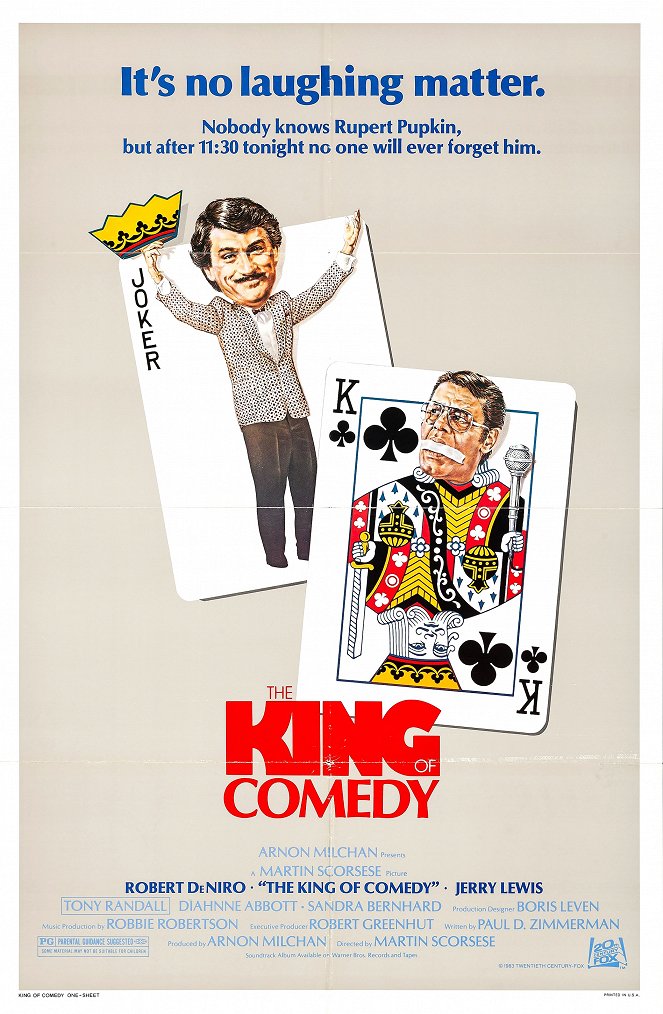 The King of Comedy - Plakate