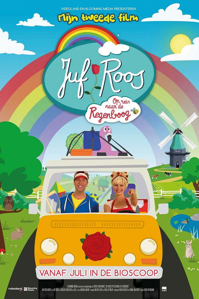 Juf Roos: Op Reis naar de Regenboog - Plakate