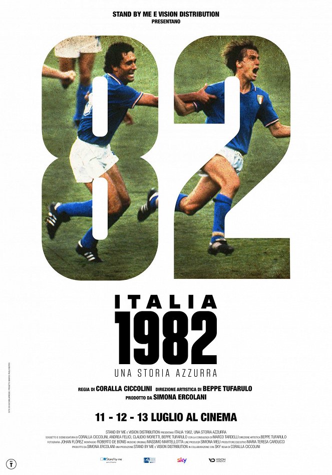 Italia 1982 - Una storia azzurra - Plakátok