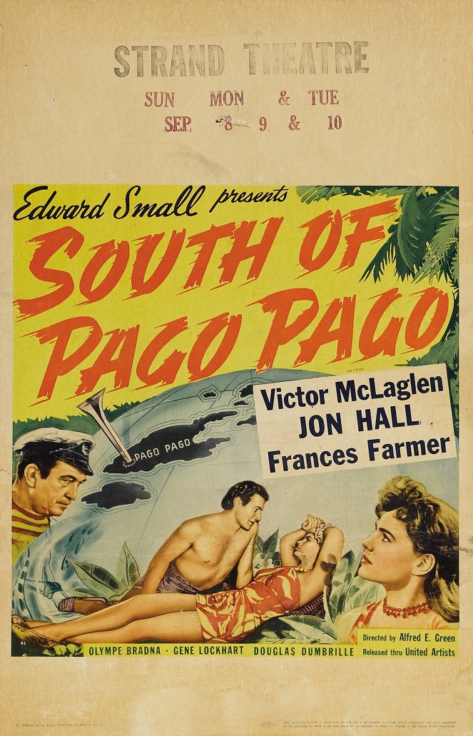 South of Pago Pago - Plagáty