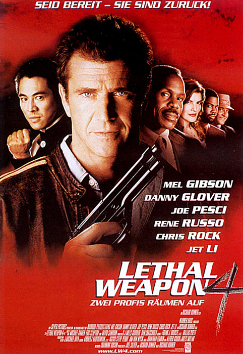 Lethal Weapon 4 – Zwei Profis räumen auf - Plakate